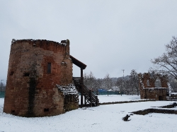 Wintertag an der Burg